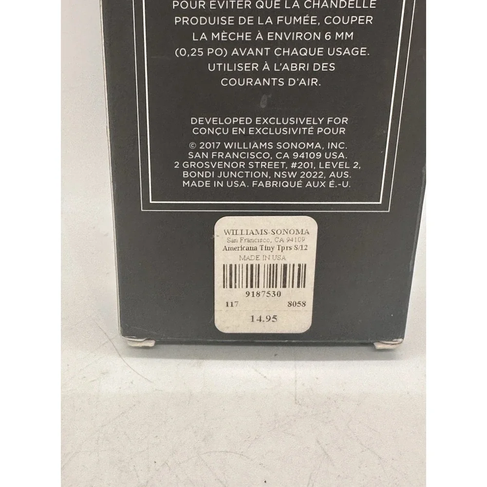 Williams Sonoma Americana Tiny Taper Candles Set of 12‎ Red White Blue NIB